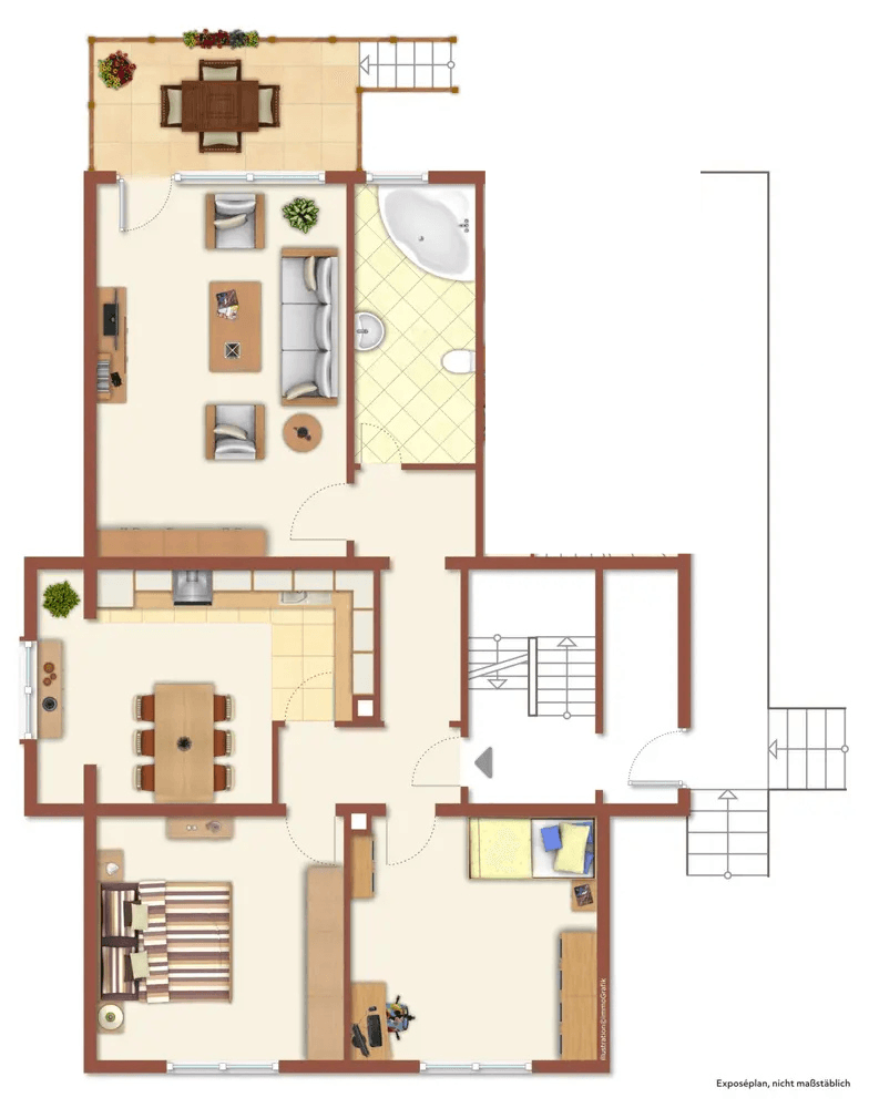 Prenájom bytu 3-izbový 99 m², Waghäusel, Bádensko-Wurttembersko Prenájom bytu 3-izbový 99 m², Waghäusel, Bádensko-Wurttembersko