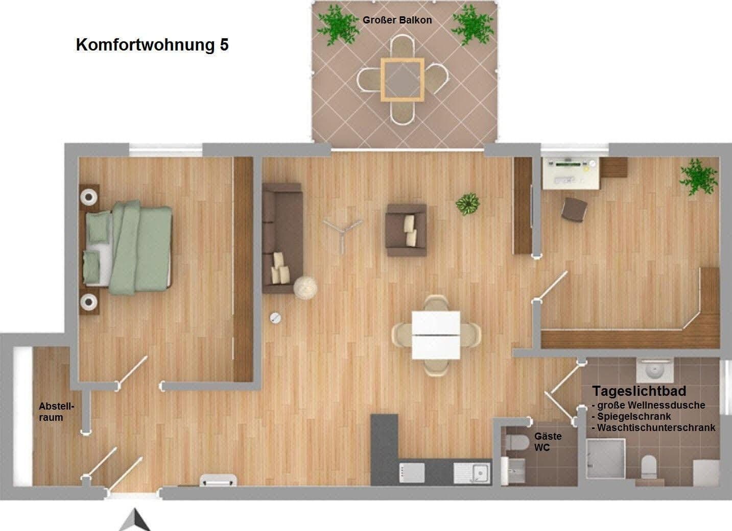 Prenájom bytu 3-izbový 91 m², Freudenstadt, Bádensko-Wurttembersko Prenájom bytu 3-izbový 91 m², Freudenstadt, Bádensko-Wurttembersko