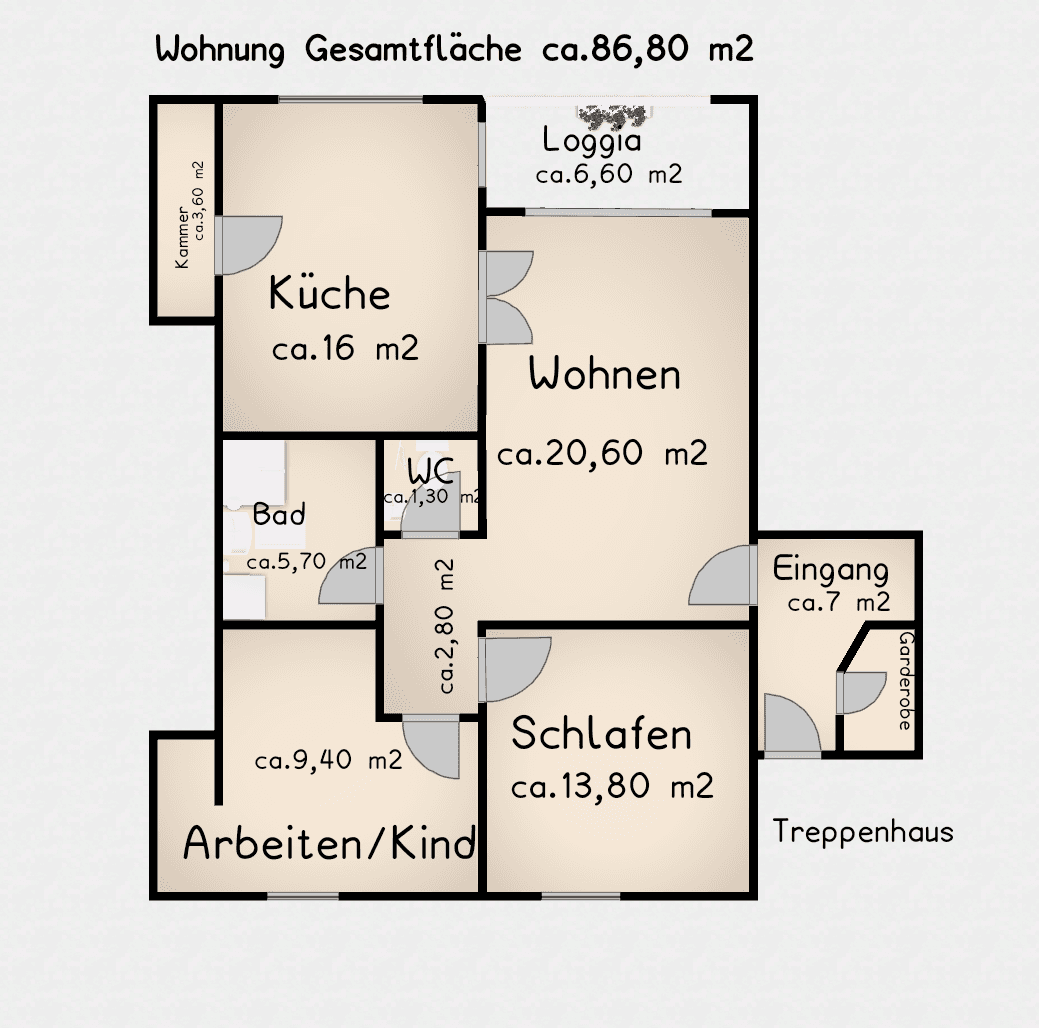 Predaj bytu 3-izbový 84 m², Nonnenstrasse 5d, Leipzig, Sasko Predaj bytu 3-izbový 84 m², Nonnenstrasse 5d, Leipzig, Sasko