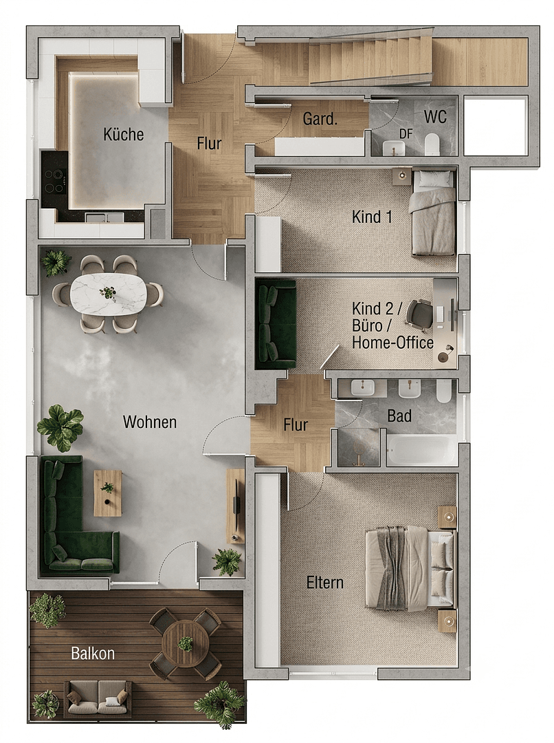 Predaj bytu 4-izbový 104 m², Bergisch Gladbach, Severné Porýnie - Westfálsko Predaj bytu 4-izbový 104 m², Bergisch Gladbach, Severné Porýnie - Westfálsko