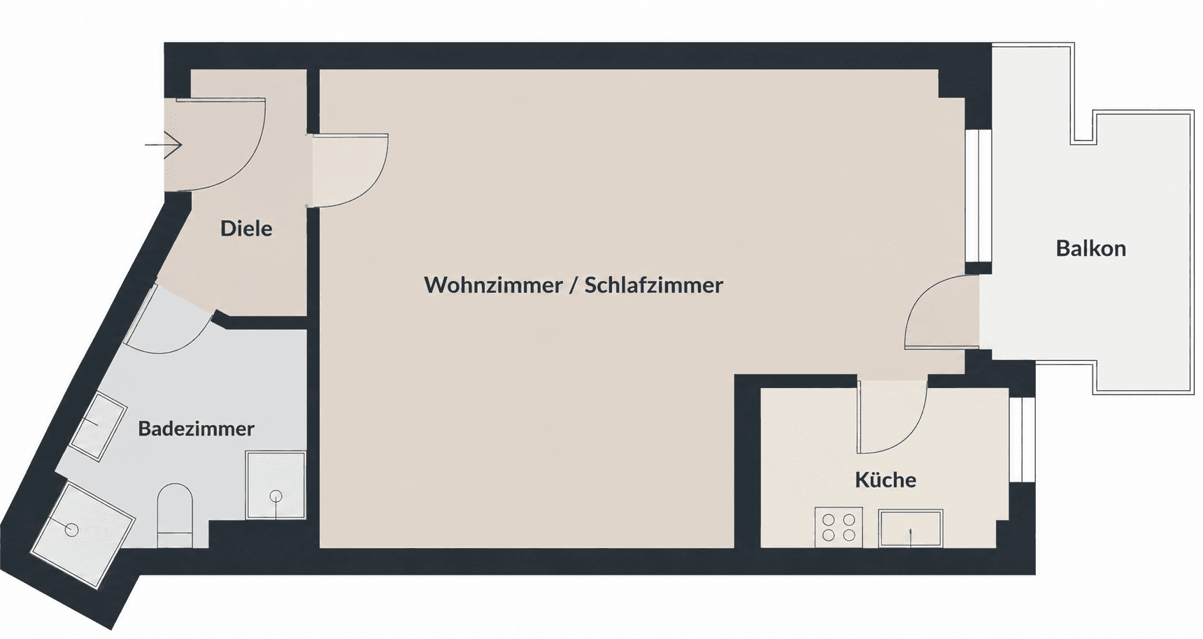 Prenájom bytu 1-izbový 46 m², Stammheimer Str. 101A, Stuttgart, Bádensko-Wurttembersko Prenájom bytu 1-izbový 46 m², Stammheimer Str. 101A, Stuttgart, Bádensko-Wurttembersko