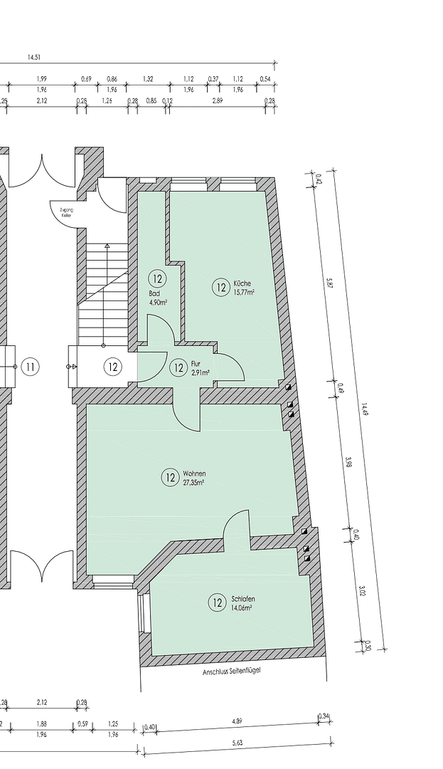 Prenájom bytu 2-izbový 71 m², Fürstenwalde/Spree, Brandenbursko Prenájom bytu 2-izbový 71 m², Fürstenwalde/Spree, Brandenbursko