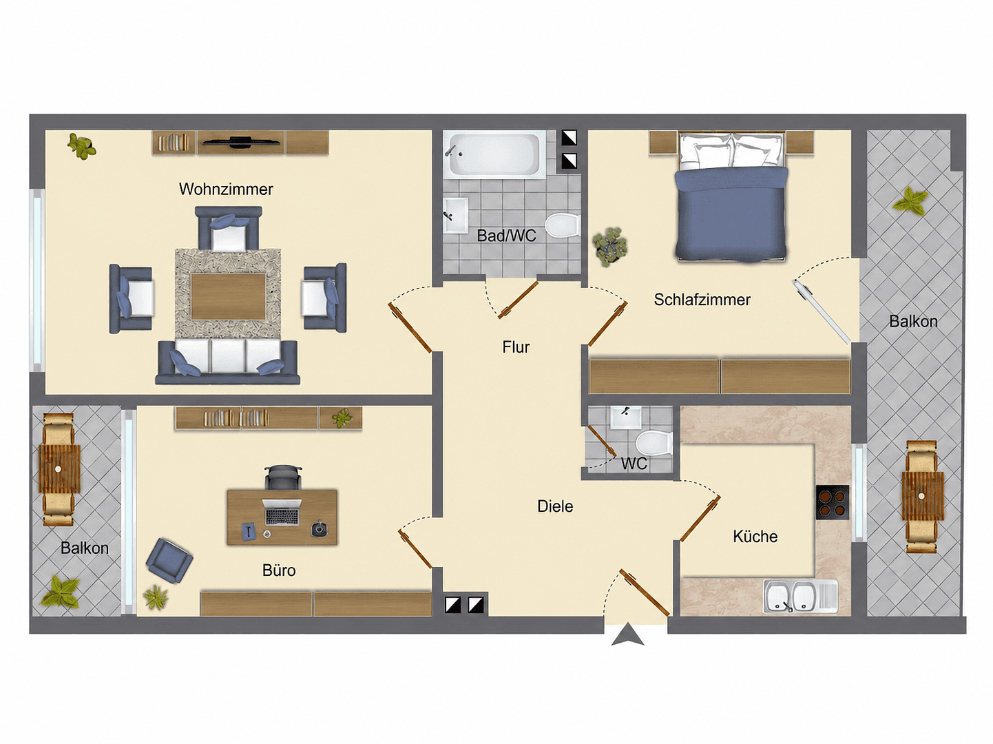 Predaj bytu 3-izbový 86 m², Bürgermeister-Bohl-Str. 24, Augsburg, Bavorsko Predaj bytu 3-izbový 86 m², Bürgermeister-Bohl-Str. 24, Augsburg, Bavorsko
