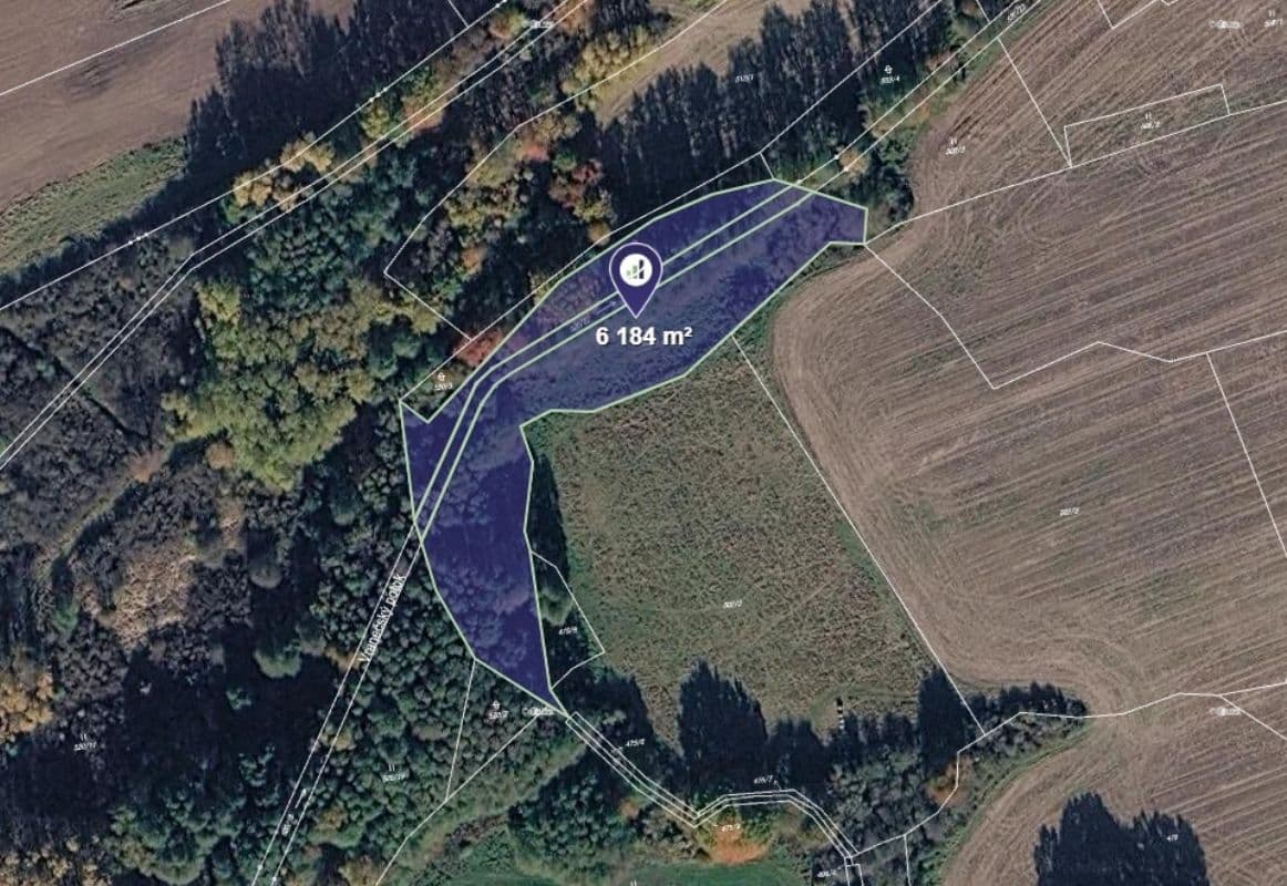 Predaj pozemku 6.184 m², Vrančice, Středočeský kraj Predaj pozemku 6.184 m², Vrančice, Středočeský kraj
