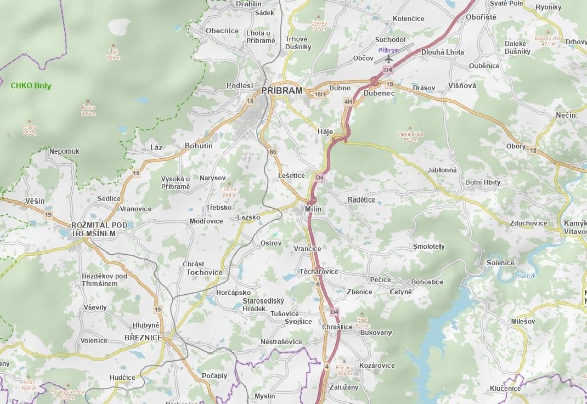 Predaj pozemku 6.184 m², Vrančice, Středočeský kraj Predaj pozemku 6.184 m², Vrančice, Středočeský kraj