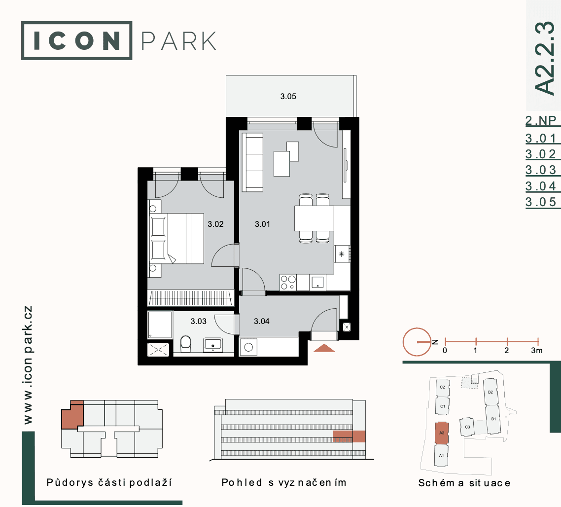 Prenájom bytu 2-izbový 53 m², Ke křížku, Kladno, Středočeský kraj Prenájom bytu 2-izbový 53 m², Ke křížku, Kladno, Středočeský kraj