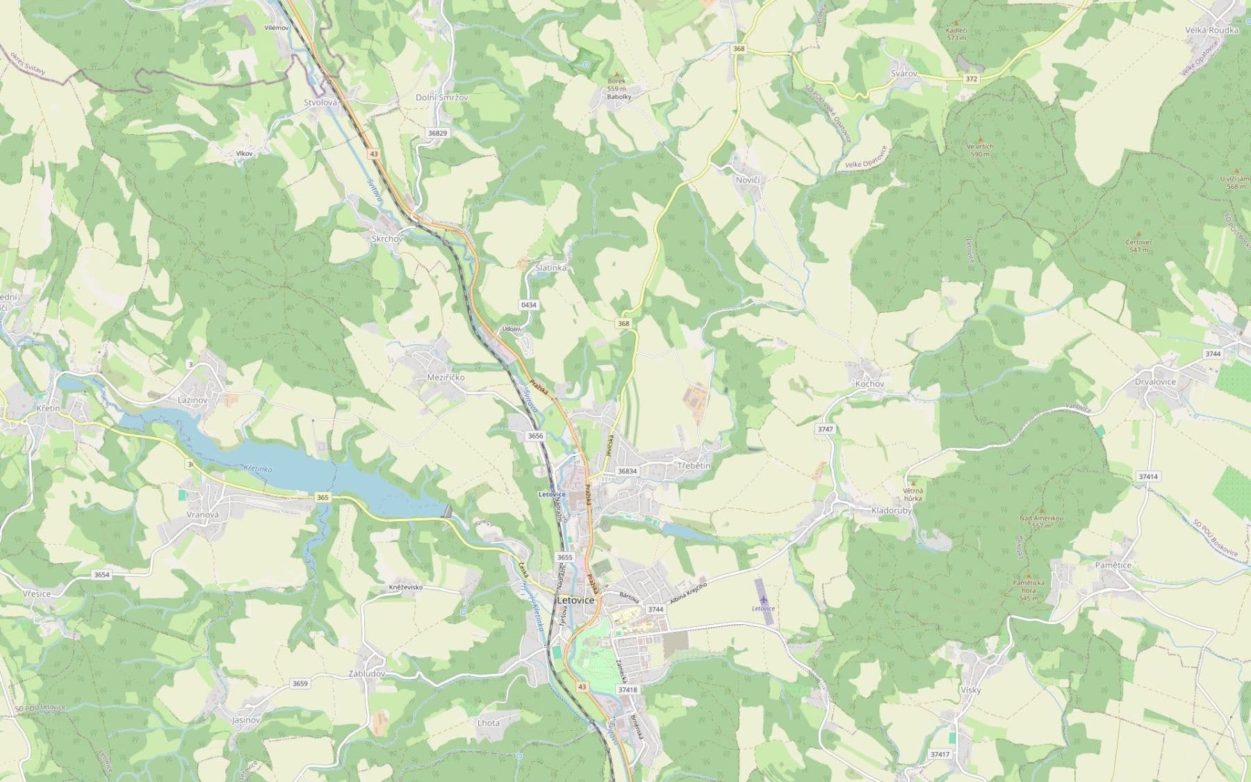 Predaj pozemku 29.176 m², Letovice, Jihomoravský kraj Predaj pozemku 29.176 m², Letovice, Jihomoravský kraj