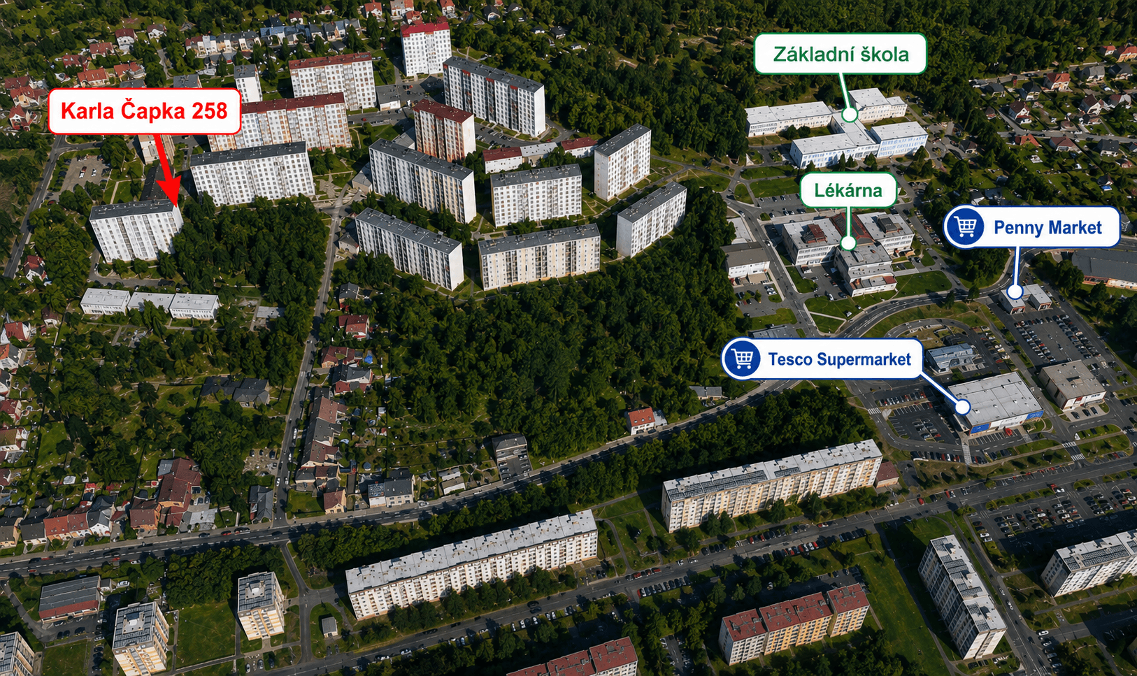 Predaj bytu 2-izbový 61 m², Karla Čapka, Krupka, Ústecký kraj Predaj bytu 2-izbový 61 m², Karla Čapka, Krupka, Ústecký kraj