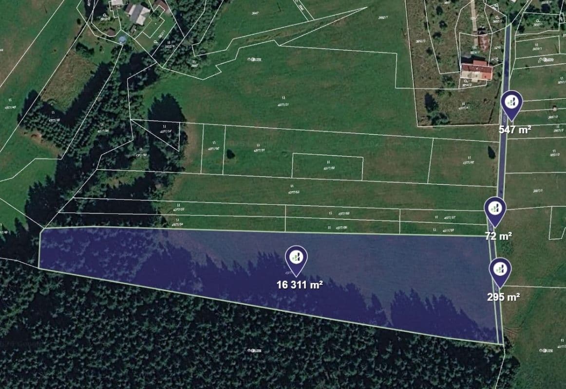 Predaj pozemku 2.825 m², Mosty u Jablunkova, Moravskoslezský kraj Predaj pozemku 2.825 m², Mosty u Jablunkova, Moravskoslezský kraj