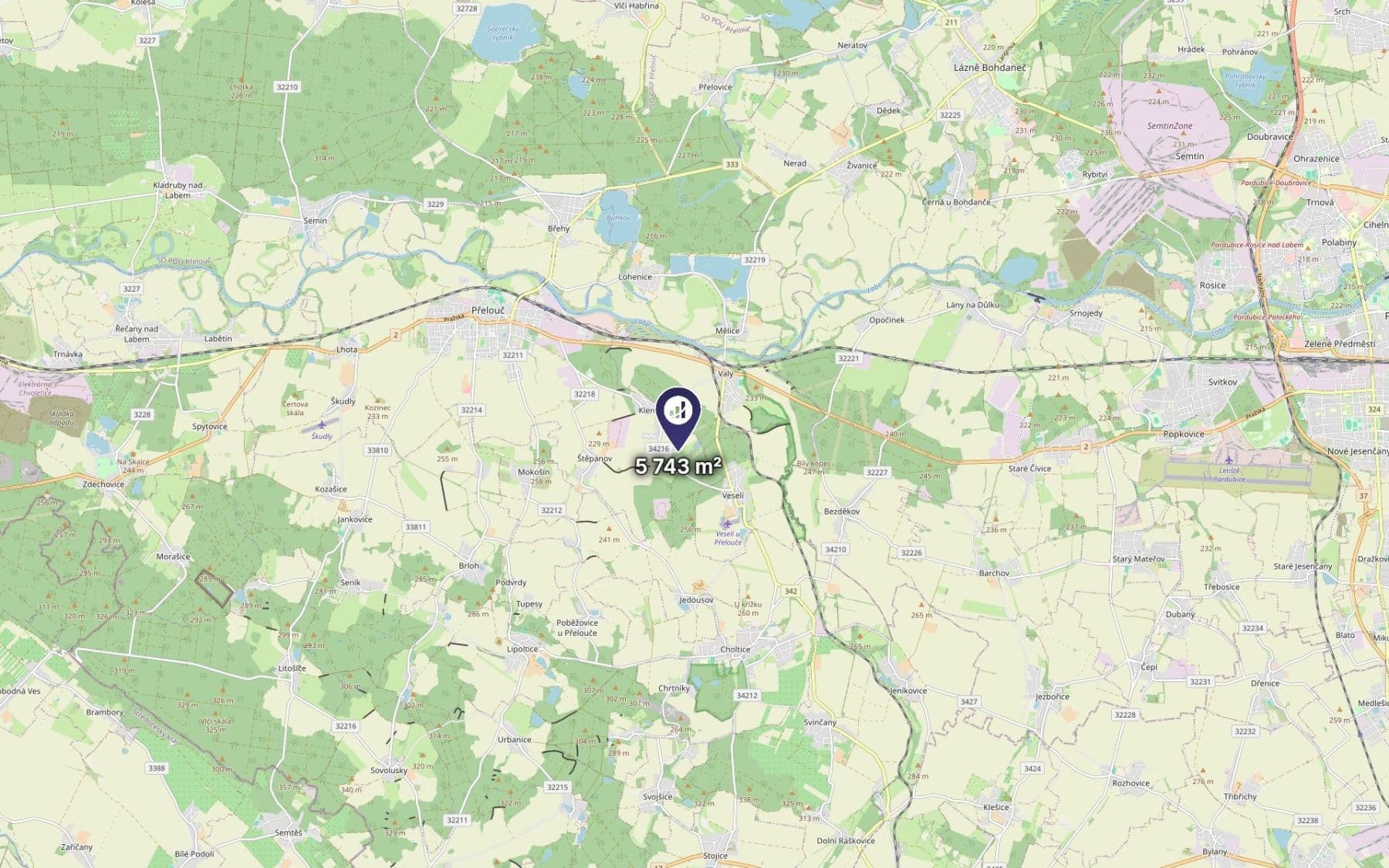 Predaj pozemku 2.901 m², Přelouč, Pardubický kraj Predaj pozemku 2.901 m², Přelouč, Pardubický kraj
