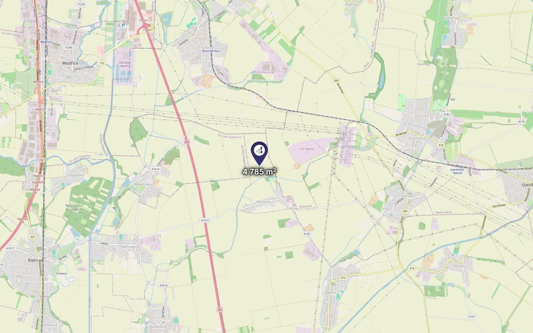Predaj pozemku 4.785 m², Otmarov, Jihomoravský kraj Predaj pozemku 4.785 m², Otmarov, Jihomoravský kraj