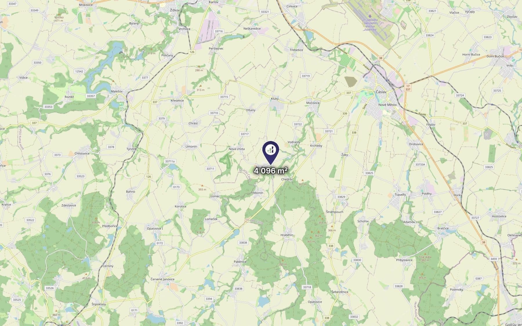 Predaj pozemku 2.048 m², Souňov, Středočeský kraj Predaj pozemku 2.048 m², Souňov, Středočeský kraj