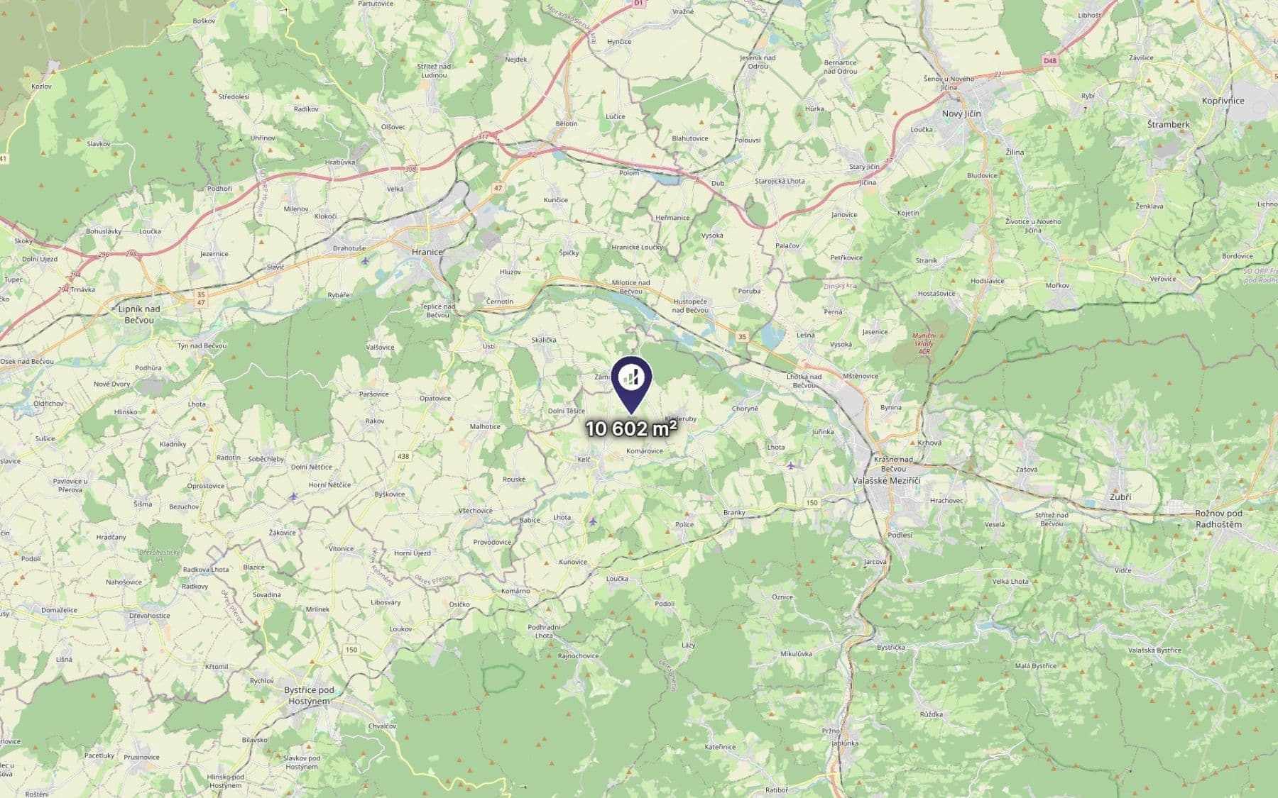 Predaj pozemku 6.784 m², Kelč, Zlínský kraj Predaj pozemku 6.784 m², Kelč, Zlínský kraj