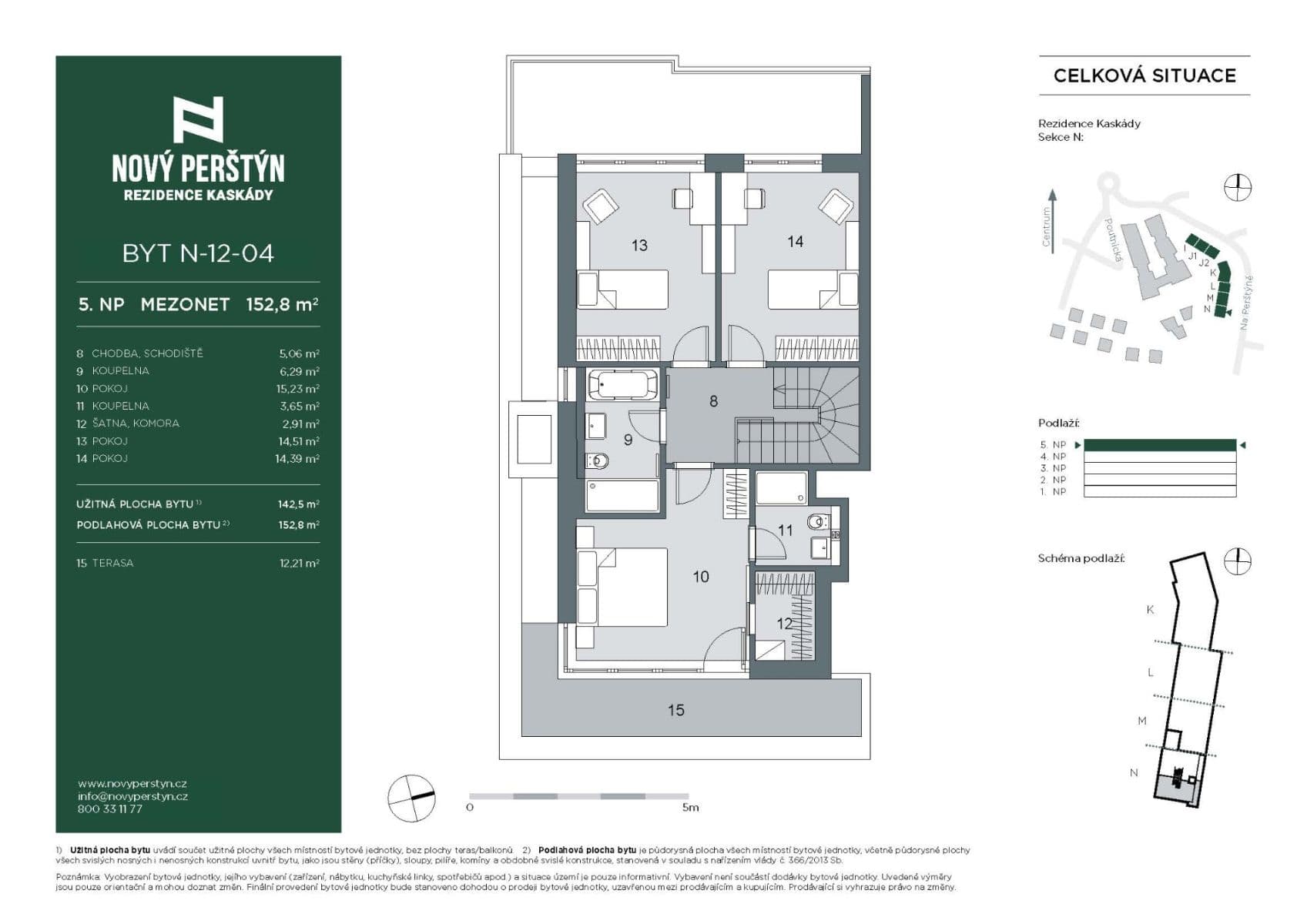 Prenájom bytu 5-izbový 153 m², Na Perštýně, Liberec, Liberecký kraj Prenájom bytu 5-izbový 153 m², Na Perštýně, Liberec, Liberecký kraj