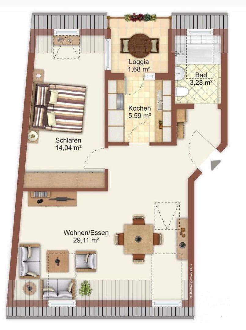 Predaj bytu 2-izbový 54 m², Admiral-Scheer-Str. 11, Mainz-Kastel, Hesensko Predaj bytu 2-izbový 54 m², Admiral-Scheer-Str. 11, Mainz-Kastel, Hesensko