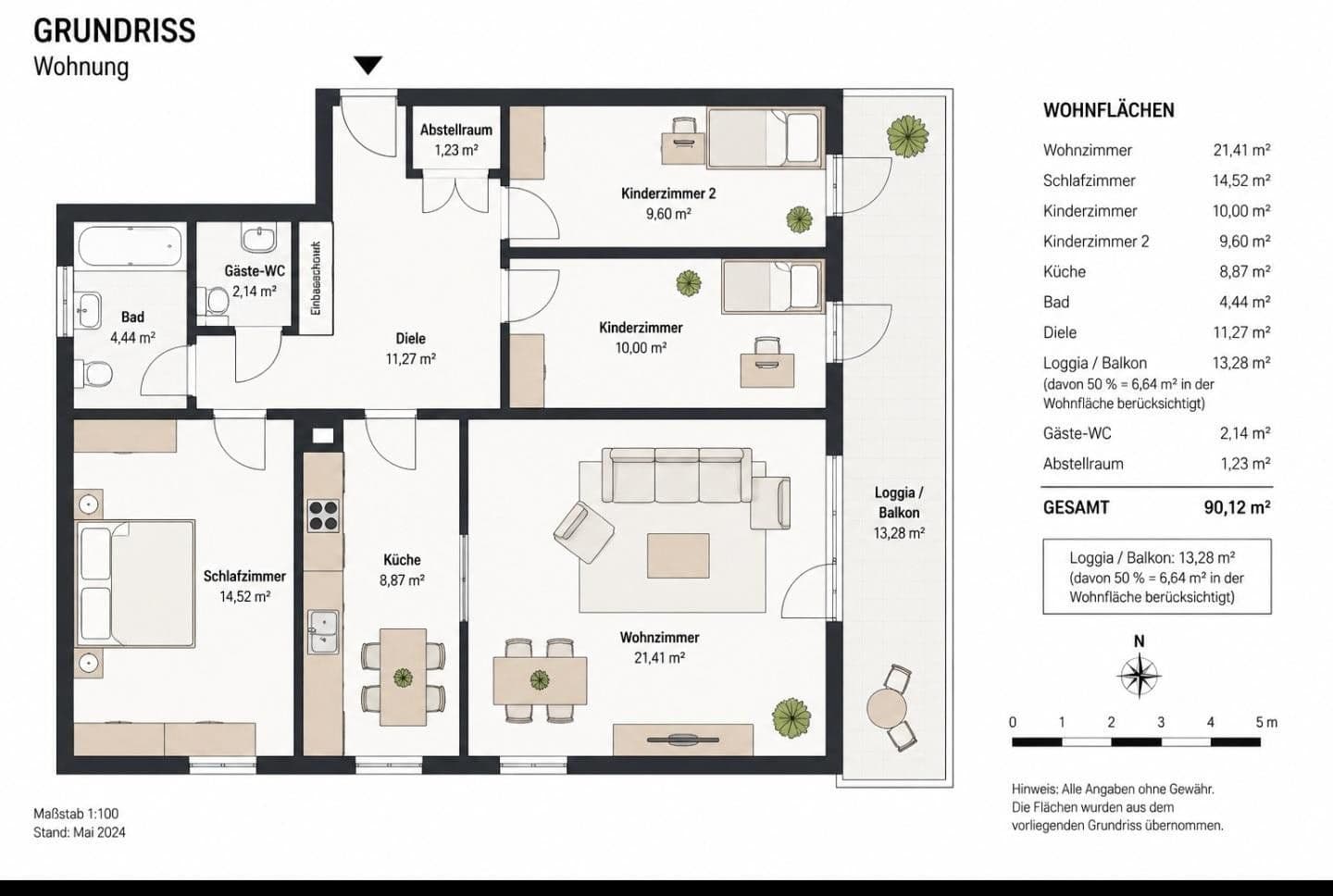 Predaj bytu 4-izbový 91 m², Mörser Winkel 5, Wolfsburg, Dolné Sasko Predaj bytu 4-izbový 91 m², Mörser Winkel 5, Wolfsburg, Dolné Sasko