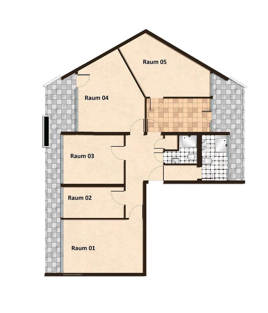 Prenájom bytu 17 m², Ziegeleiweg 14, Köln, Severné Porýnie - Westfálsko Prenájom bytu 17 m², Ziegeleiweg 14, Köln, Severné Porýnie - Westfálsko