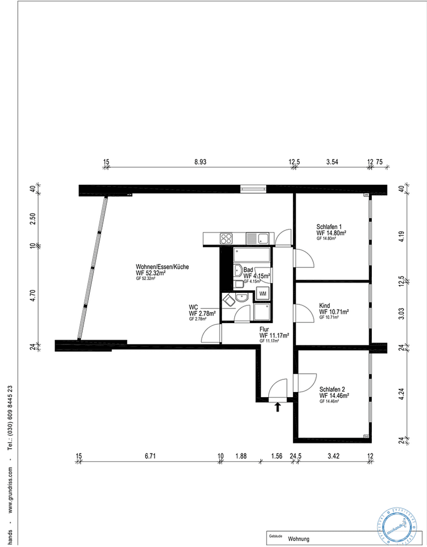 Predaj bytu 4-izbový 106 m², Bremerhaven, Brémy Predaj bytu 4-izbový 106 m², Bremerhaven, Brémy