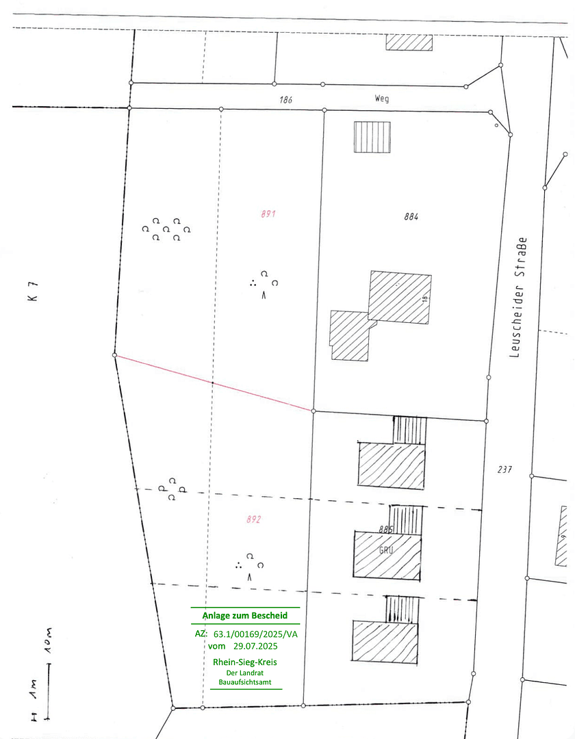 Predaj pozemku 480 m², Leuscheider Straße, Windeck, Severné Porýnie - Westfálsko Predaj pozemku 480 m², Leuscheider Straße, Windeck, Severné Porýnie - Westfálsko