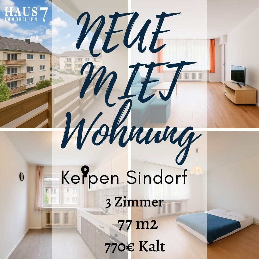 Prenájom bytu 3-izbový 77 m², Kerpen, Severné Porýnie - Westfálsko Prenájom bytu 3-izbový 77 m², Kerpen, Severné Porýnie - Westfálsko