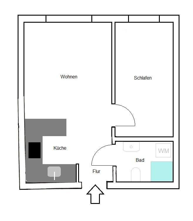 Predaj bytu 1-izbový 32 m², Bargteheider Straße 106a, Hamburg, Hamburg Predaj bytu 1-izbový 32 m², Bargteheider Straße 106a, Hamburg, Hamburg