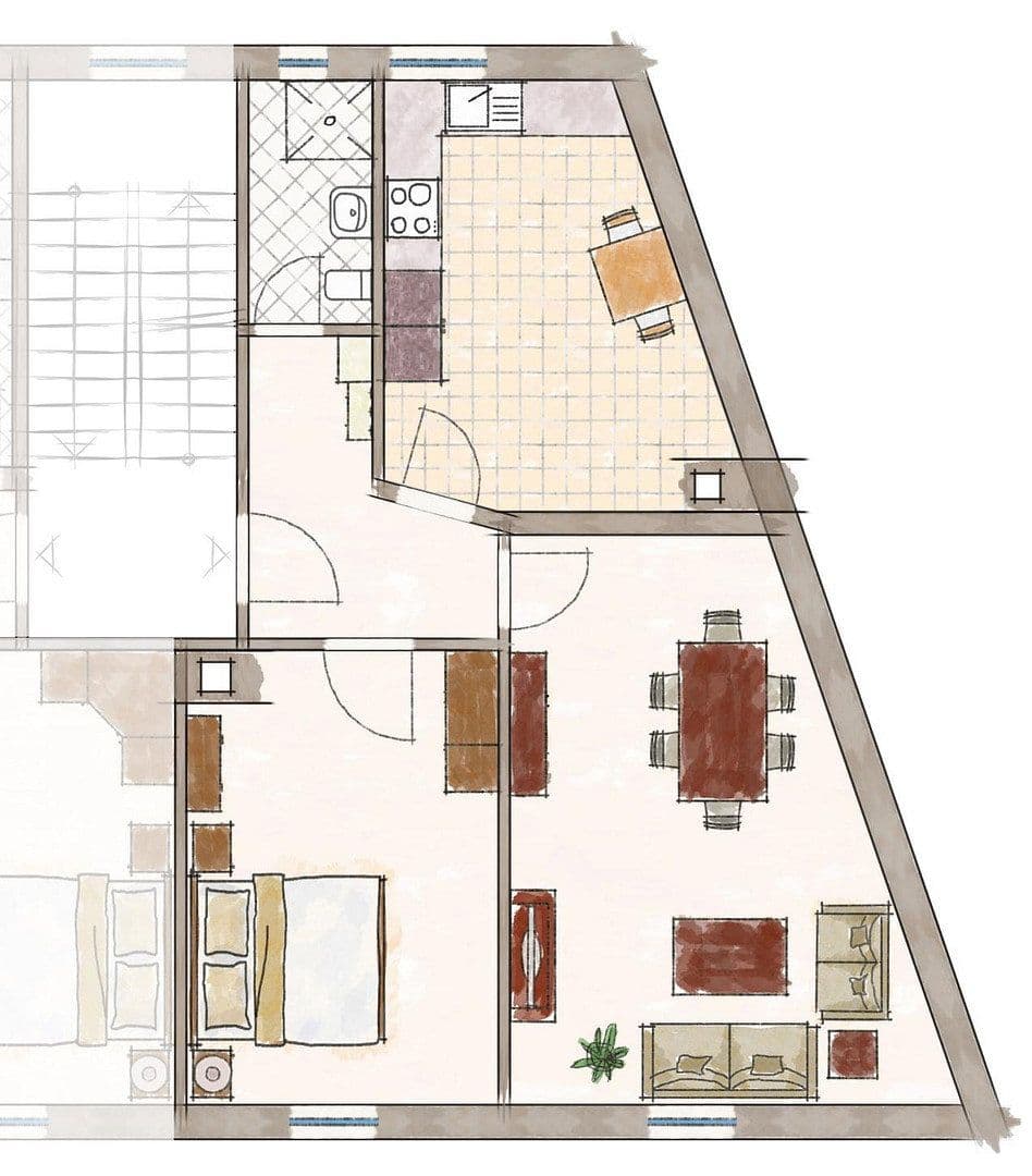 Prenájom bytu 2-izbový 58 m², Litzenhardtstr. 108, Karlsruhe, Bádensko-Wurttembersko Prenájom bytu 2-izbový 58 m², Litzenhardtstr. 108, Karlsruhe, Bádensko-Wurttembersko