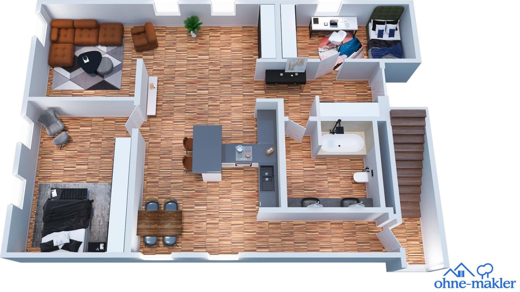 Predaj bytu 3-izbový 109 m², Hardenstraße 16, München, Bavorsko Predaj bytu 3-izbový 109 m², Hardenstraße 16, München, Bavorsko