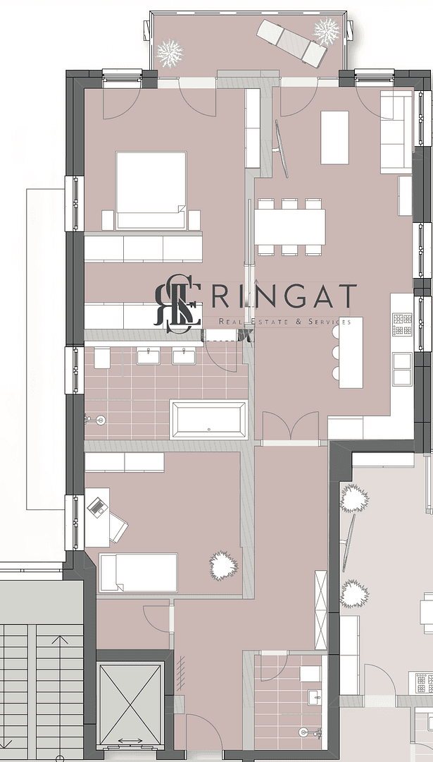 Prenájom bytu 3-izbový 114 m², Frankfurt am Main, Hesensko Prenájom bytu 3-izbový 114 m², Frankfurt am Main, Hesensko