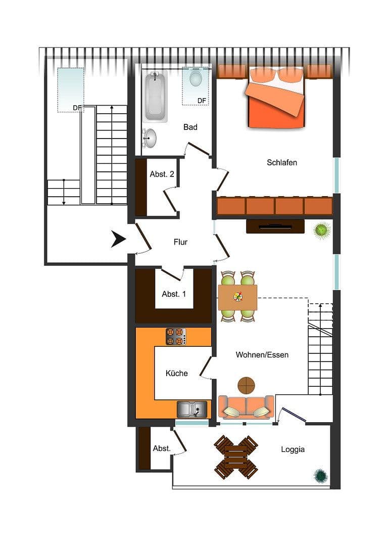 Prenájom bytu 2-izbový 75 m², Rehwinkel 7, Seelze, Dolné Sasko Prenájom bytu 2-izbový 75 m², Rehwinkel 7, Seelze, Dolné Sasko