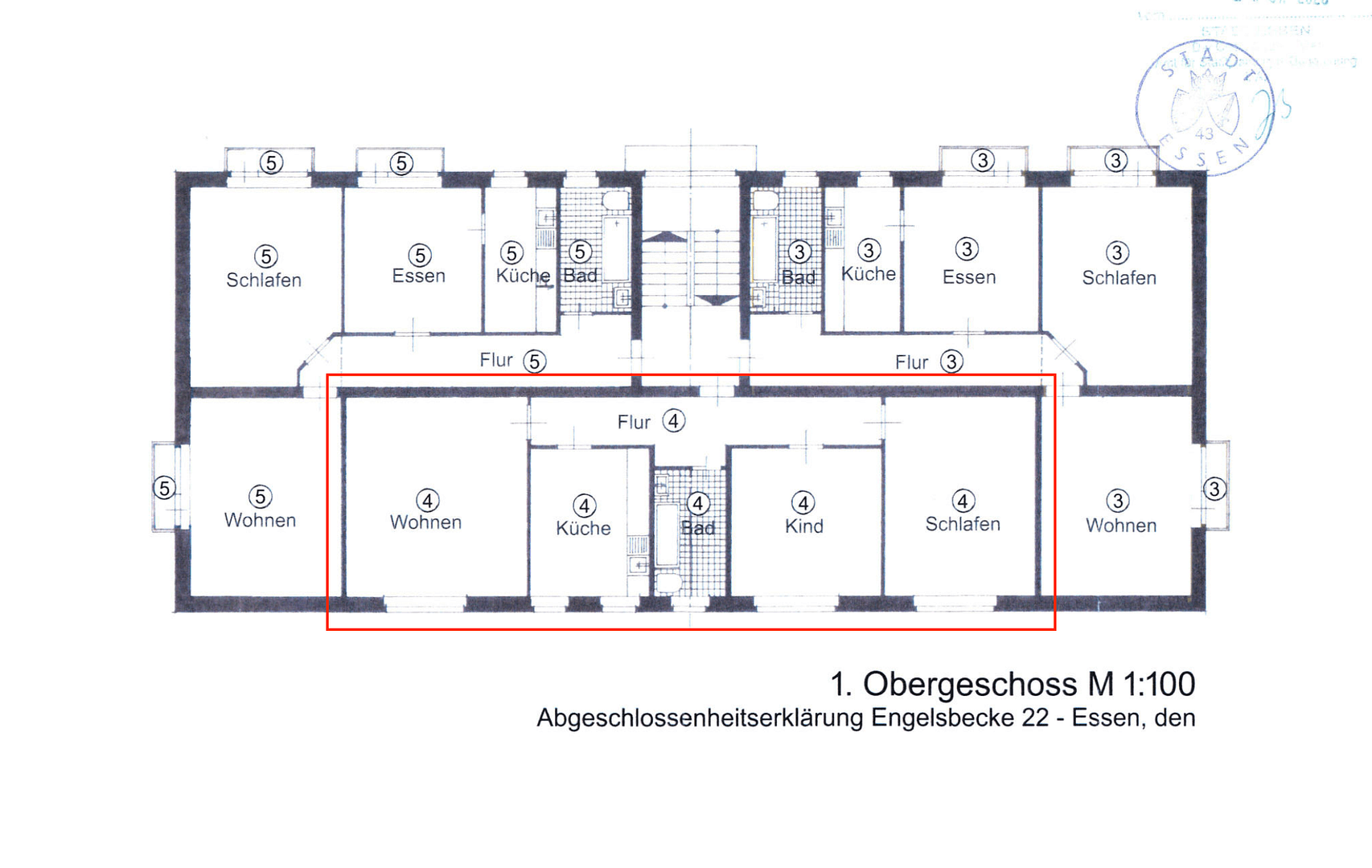 Predaj bytu 3-izbový 82 m², Engelsbecke 22, Essen, Severné Porýnie - Westfálsko Predaj bytu 3-izbový 82 m², Engelsbecke 22, Essen, Severné Porýnie - Westfálsko