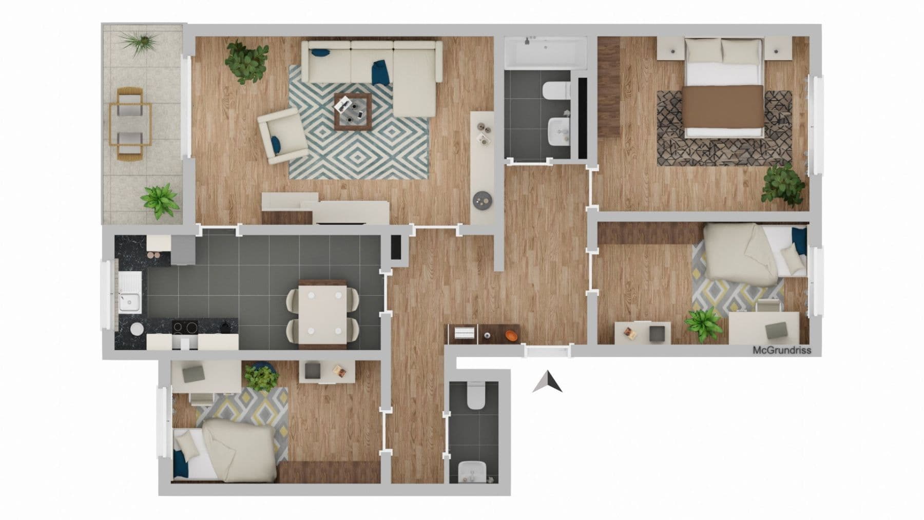 Predaj bytu 4-izbový 91 m², Frankfurt am Main, Hesensko Predaj bytu 4-izbový 91 m², Frankfurt am Main, Hesensko