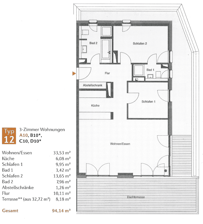 Predaj bytu 3-izbový 95 m², Dünenweg 1 C, Neustadt in Holstein, Šlezvicko-Holštajnsko Predaj bytu 3-izbový 95 m², Dünenweg 1 C, Neustadt in Holstein, Šlezvicko-Holštajnsko