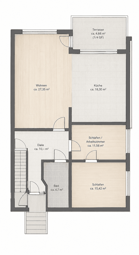 Prenájom bytu 5-izbový 88 m², Bad Bevensen, Dolné Sasko Prenájom bytu 5-izbový 88 m², Bad Bevensen, Dolné Sasko