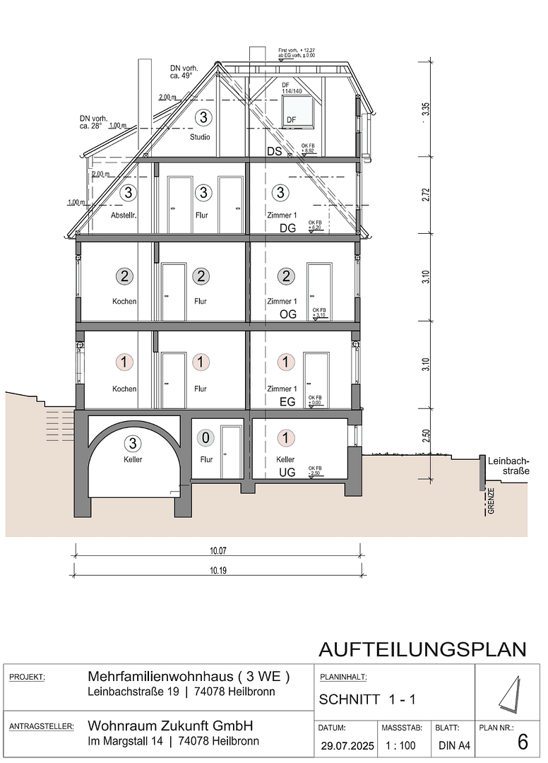 Predaj bytu 3-izbový 73 m², Leinbachstr. 19, Heilbronn, Bádensko-Wurttembersko Predaj bytu 3-izbový 73 m², Leinbachstr. 19, Heilbronn, Bádensko-Wurttembersko