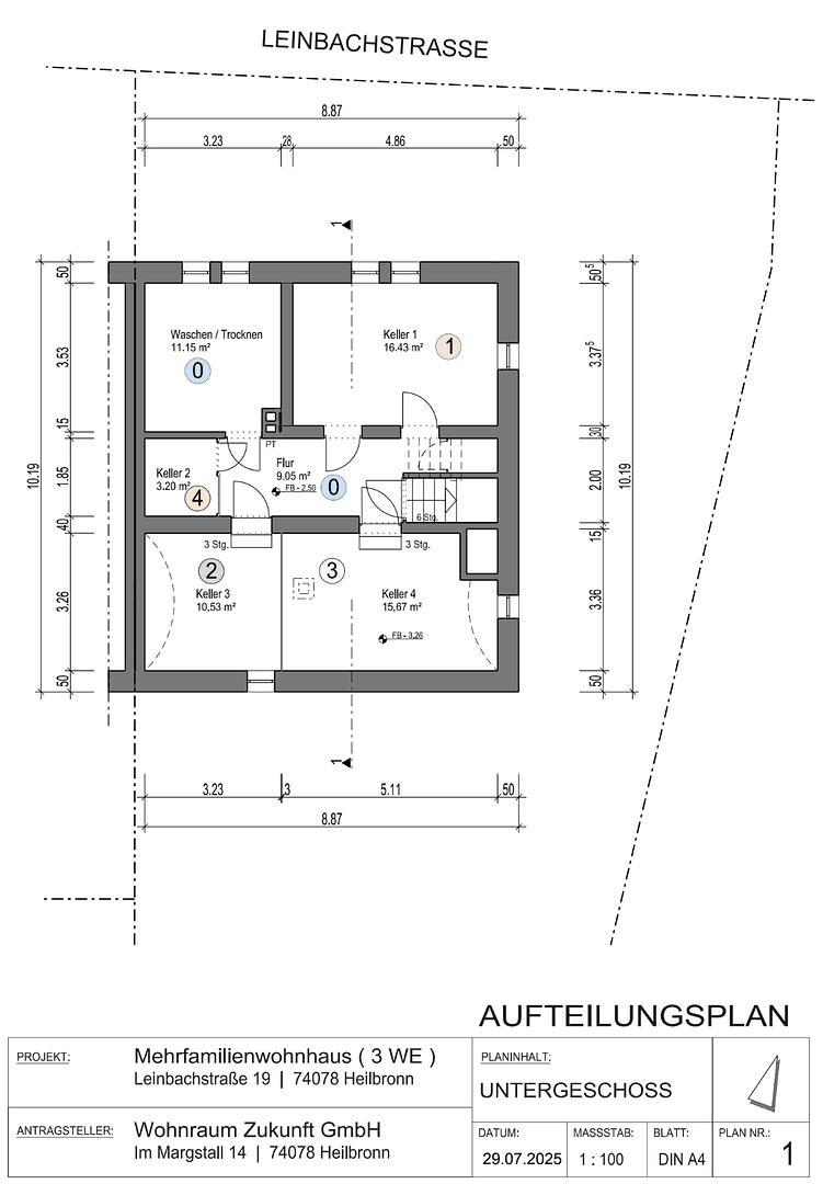 Predaj bytu 3-izbový 73 m², Leinbachstr. 19, Heilbronn, Bádensko-Wurttembersko Predaj bytu 3-izbový 73 m², Leinbachstr. 19, Heilbronn, Bádensko-Wurttembersko