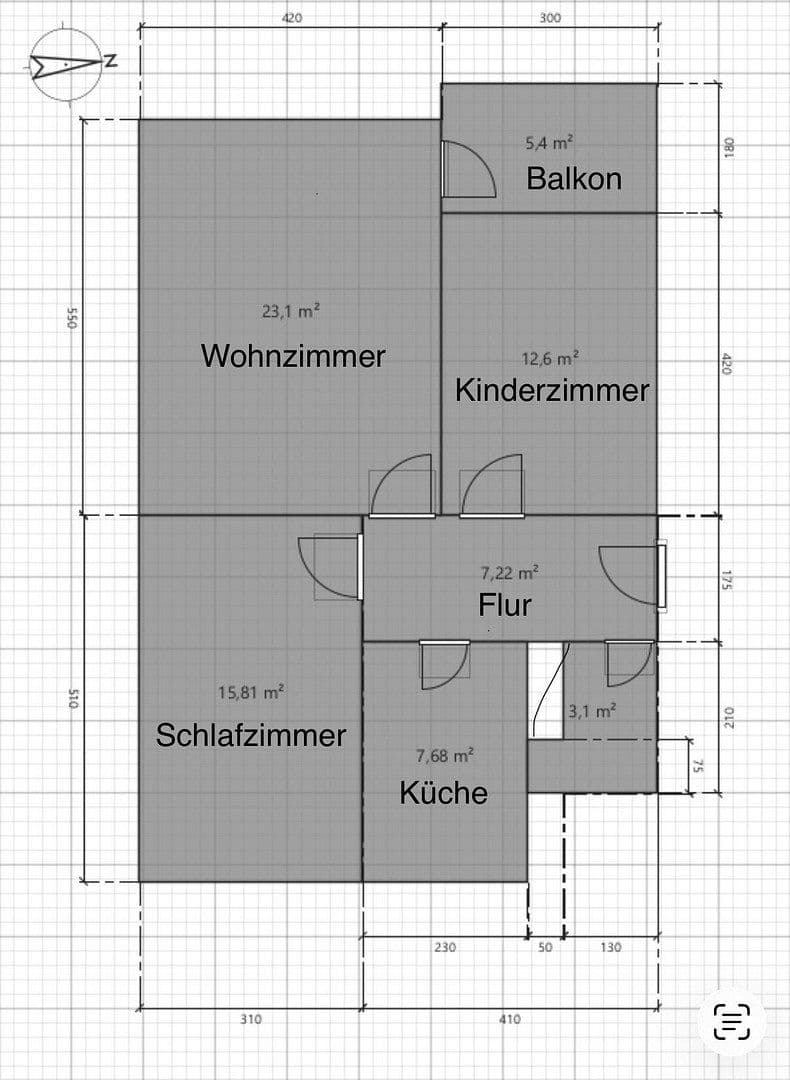 Predaj bytu 3-izbový 70 m², Salzgitter, Dolné Sasko Predaj bytu 3-izbový 70 m², Salzgitter, Dolné Sasko