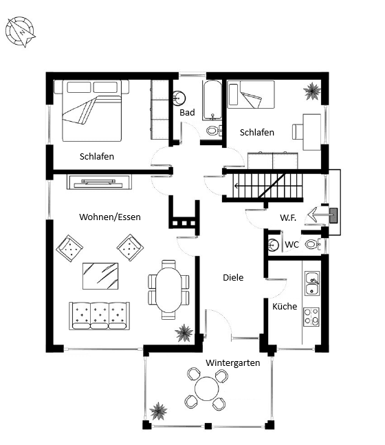 Prenájom domu 136 m², pozemok 1.277 m², Kröppelshagen-Fahrendorf, Šlezvicko-Holštajnsko Prenájom domu 136 m², pozemok 1.277 m², Kröppelshagen-Fahrendorf, Šlezvicko-Holštajnsko