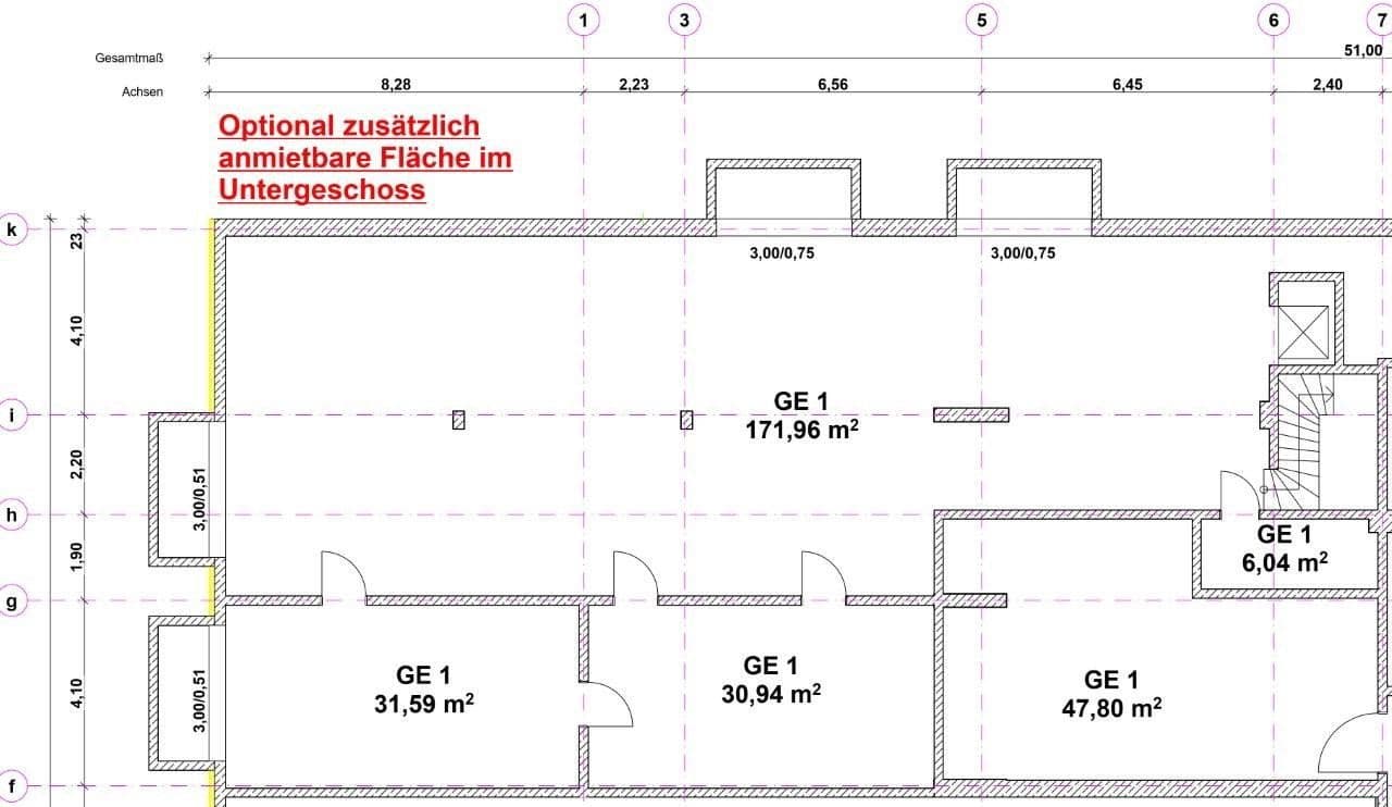 Prenájom nebytového priestoru 1.050 m², Ostlandstraße 2-10, Rendsburg, Šlezvicko-Holštajnsko Prenájom nebytového priestoru 1.050 m², Ostlandstraße 2-10, Rendsburg, Šlezvicko-Holštajnsko
