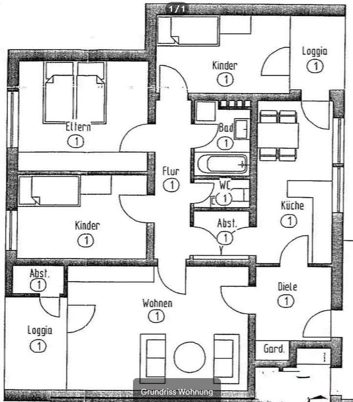 Prenájom bytu 4-izbový 96 m², Am Gehöft 5, Bocholt, Severné Porýnie - Westfálsko Prenájom bytu 4-izbový 96 m², Am Gehöft 5, Bocholt, Severné Porýnie - Westfálsko