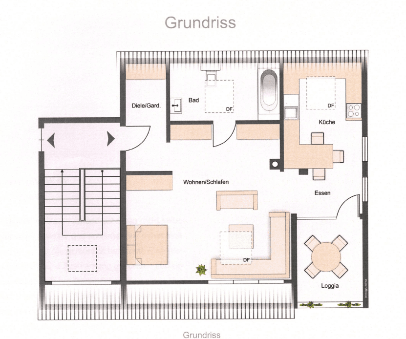 Prenájom bytu 1-izbový 43 m², Ziegelgasse 6, Leipheim, Bavorsko Prenájom bytu 1-izbový 43 m², Ziegelgasse 6, Leipheim, Bavorsko