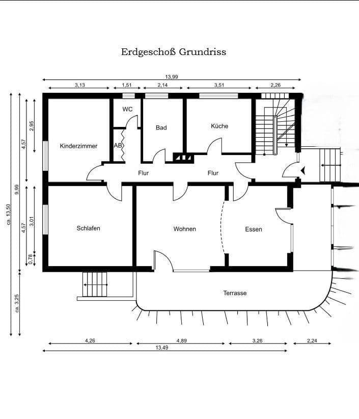 Prenájom bytu 4-izbový 104 m², Fronhausen, Hesensko Prenájom bytu 4-izbový 104 m², Fronhausen, Hesensko