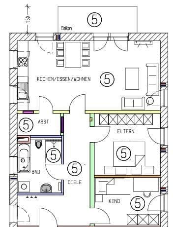 Prenájom bytu 3-izbový 85 m², Schöplergasse 24, Landshut, Bavorsko Prenájom bytu 3-izbový 85 m², Schöplergasse 24, Landshut, Bavorsko