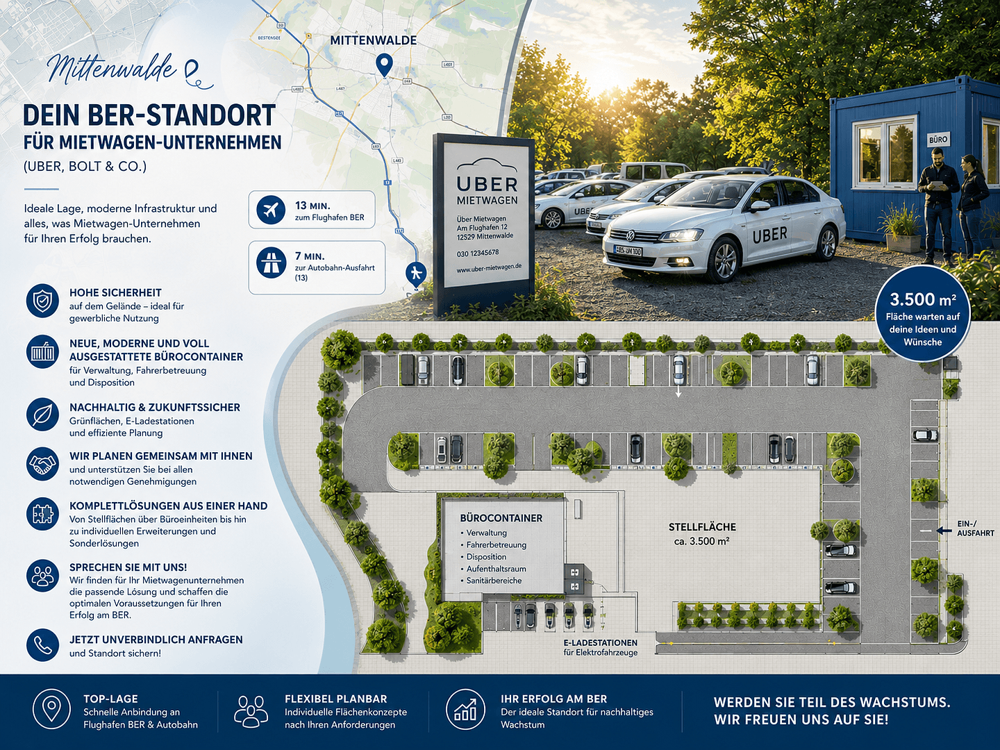 Prenájom pozemku 3.500 m², Mittenwalde, Brandenbursko Prenájom pozemku 3.500 m², Mittenwalde, Brandenbursko