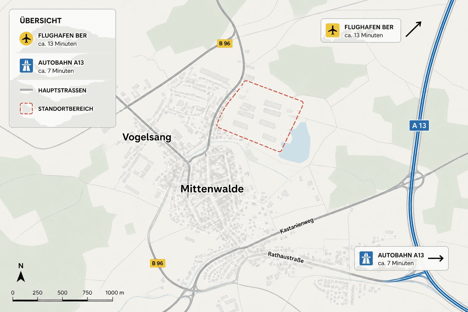 Prenájom pozemku 3.500 m², Mittenwalde, Brandenbursko Prenájom pozemku 3.500 m², Mittenwalde, Brandenbursko