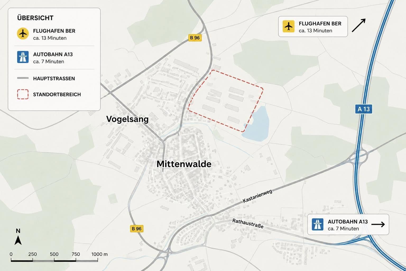 Prenájom pozemku 6.000 m², Mittenwalde, Brandenbursko Prenájom pozemku 6.000 m², Mittenwalde, Brandenbursko