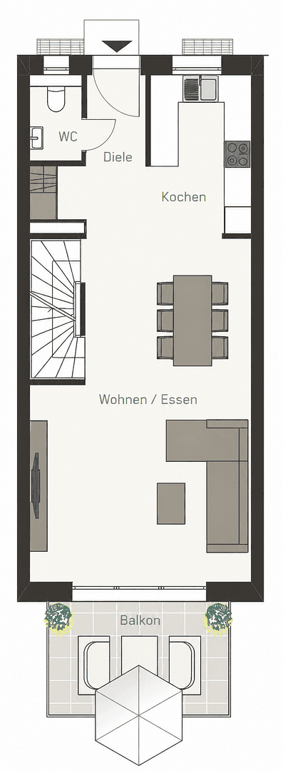 Prenájom domu 136 m², pozemok 144 m², Steinenbronner Straße 31/1, Sindelfingen, Bádensko-Wurttembersko Prenájom domu 136 m², pozemok 144 m², Steinenbronner Straße 31/1, Sindelfingen, Bádensko-Wurttembersko