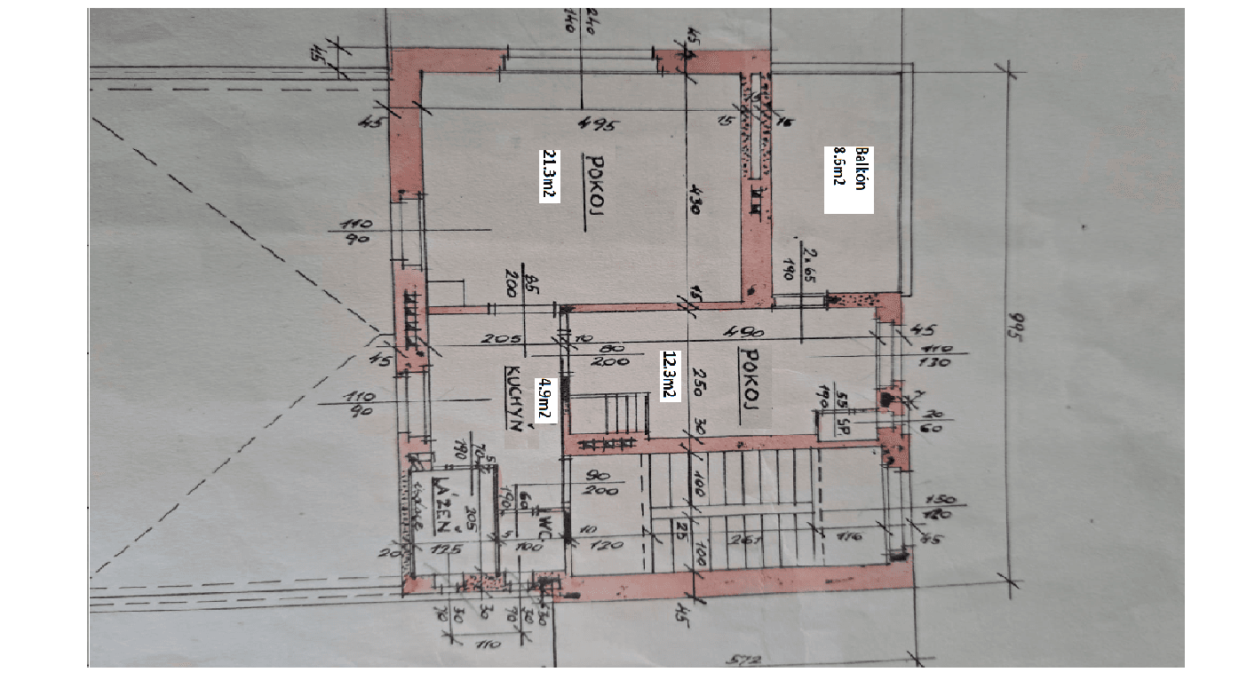 Prenájom bytu 2-izbový 44 m², Nad Lesem, Praha, Praha Prenájom bytu 2-izbový 44 m², Nad Lesem, Praha, Praha