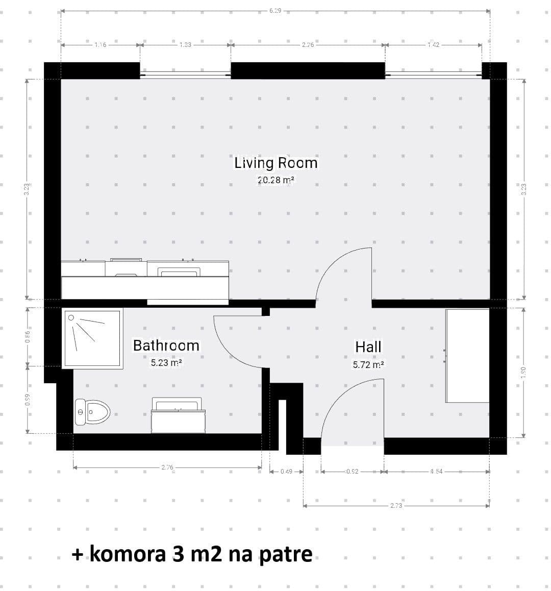 Prenájom bytu 1-izbový 36 m², S. K. Neumanna, Kralupy nad Vltavou, Středočeský kraj Prenájom bytu 1-izbový 36 m², S. K. Neumanna, Kralupy nad Vltavou, Středočeský kraj