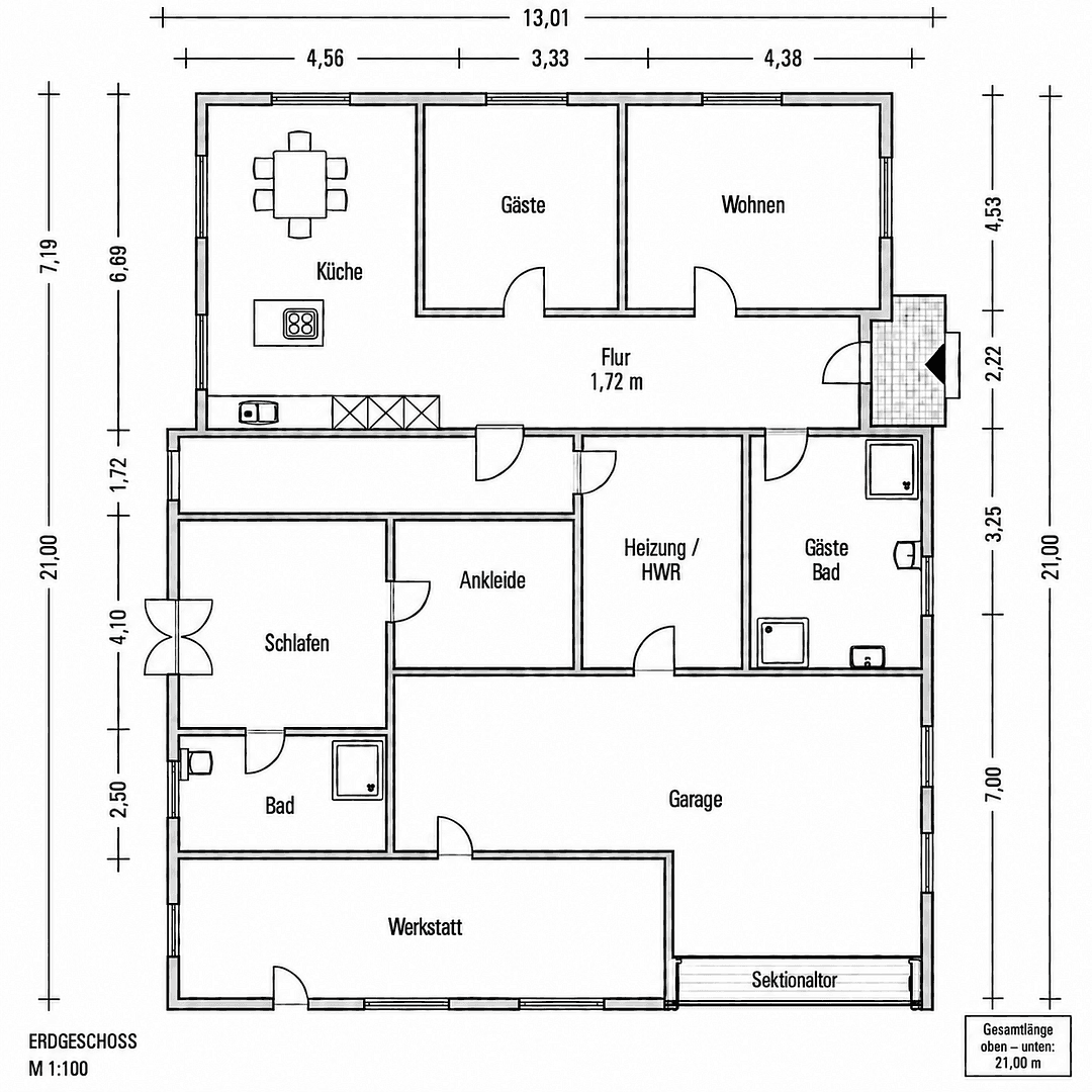 Predaj domu 155 m², pozemok 3.400 m², Edewecht, Dolné Sasko Predaj domu 155 m², pozemok 3.400 m², Edewecht, Dolné Sasko