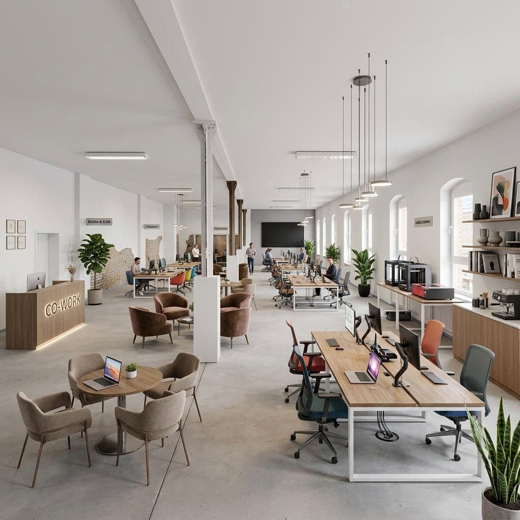 Prenájom kancelárie 250 m², Palmstraße 17-19, Chemnitz, Sasko Prenájom kancelárie 250 m², Palmstraße 17-19, Chemnitz, Sasko